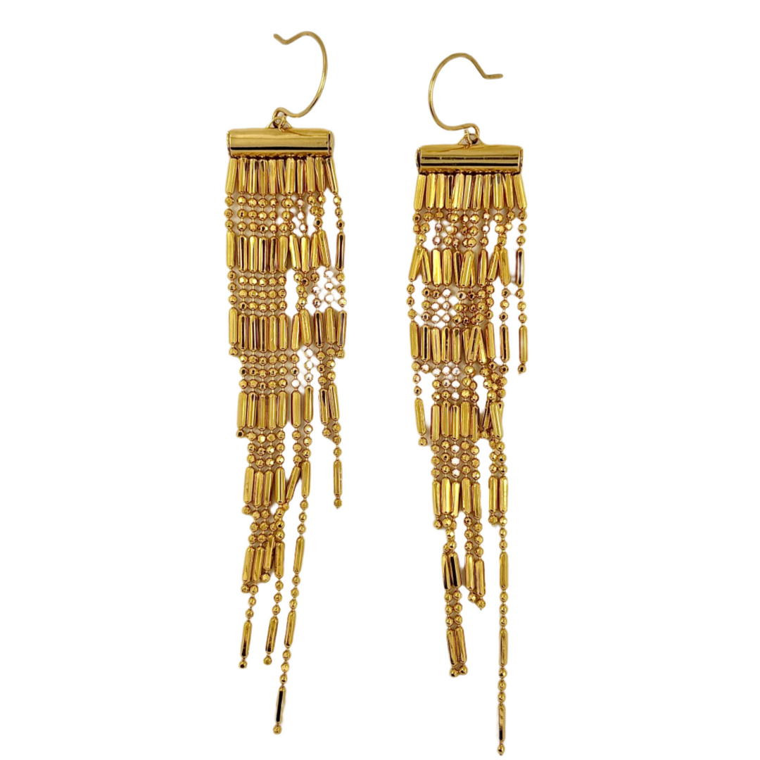 Golden Flow earrings