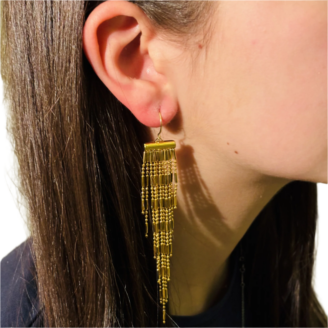 Golden Flow earrings